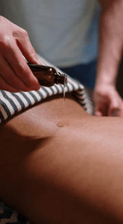 lalafuj massagem com óleos